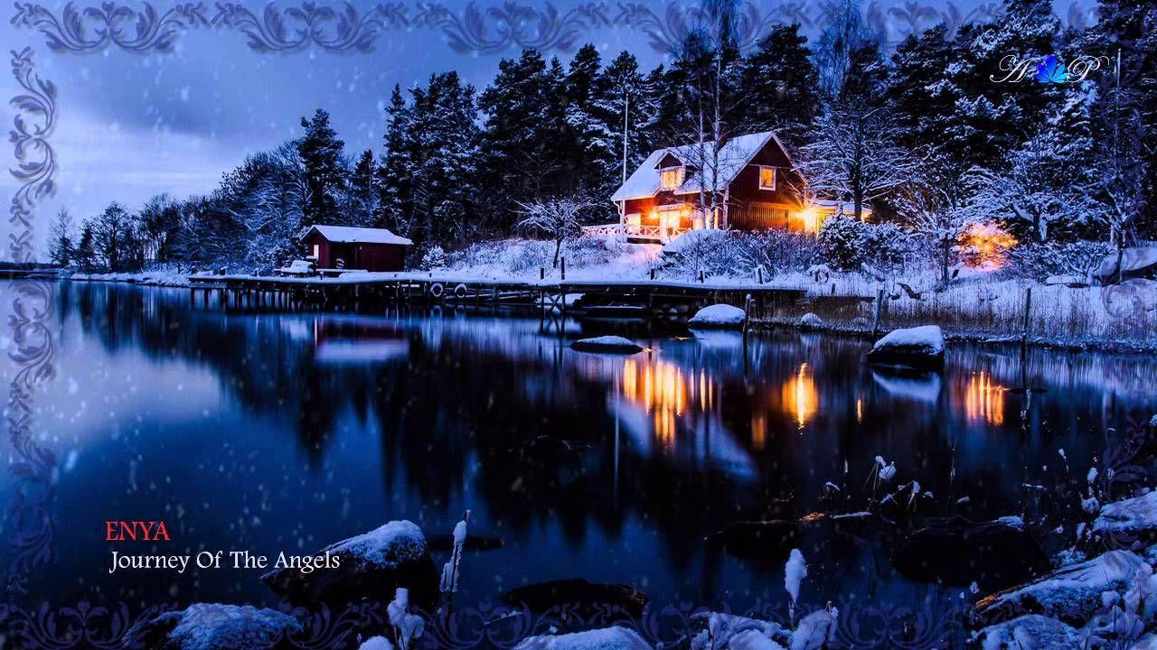 1280x720 ✿ ♡ ✿ ENYA Of The Angels. Winter scenery, Winter landscape, Winter house