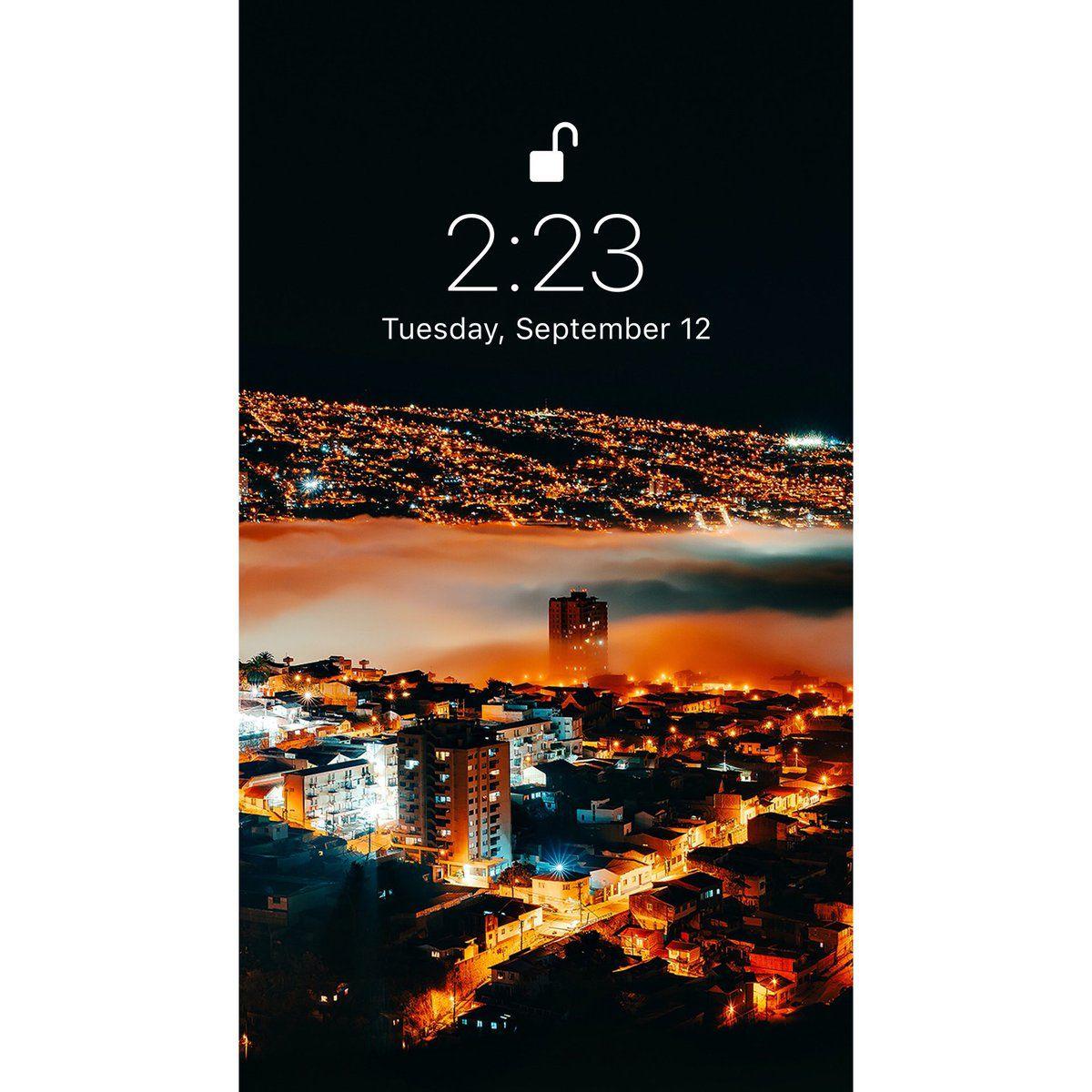 1200x1200 Vibe Wallpaper night city on your iPhone