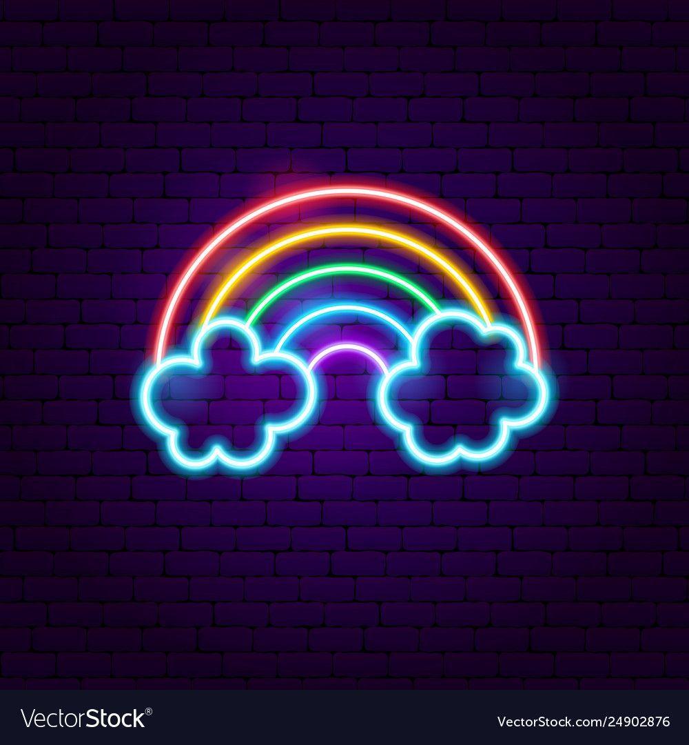 Rainbow Neon Aesthetic Wallpapers - Top Những Hình Ảnh Đẹp