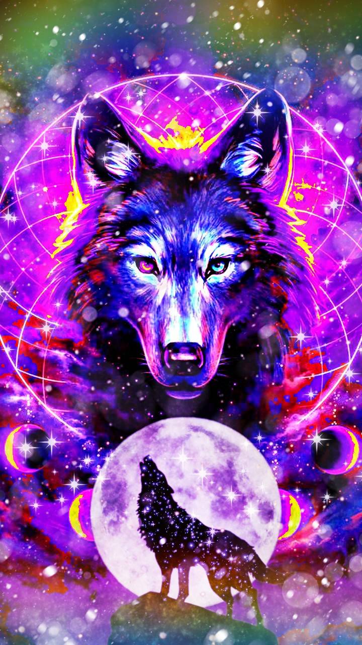 Purple Wolves Wallpapers - Top Free Purple Wolves Backgrounds ...