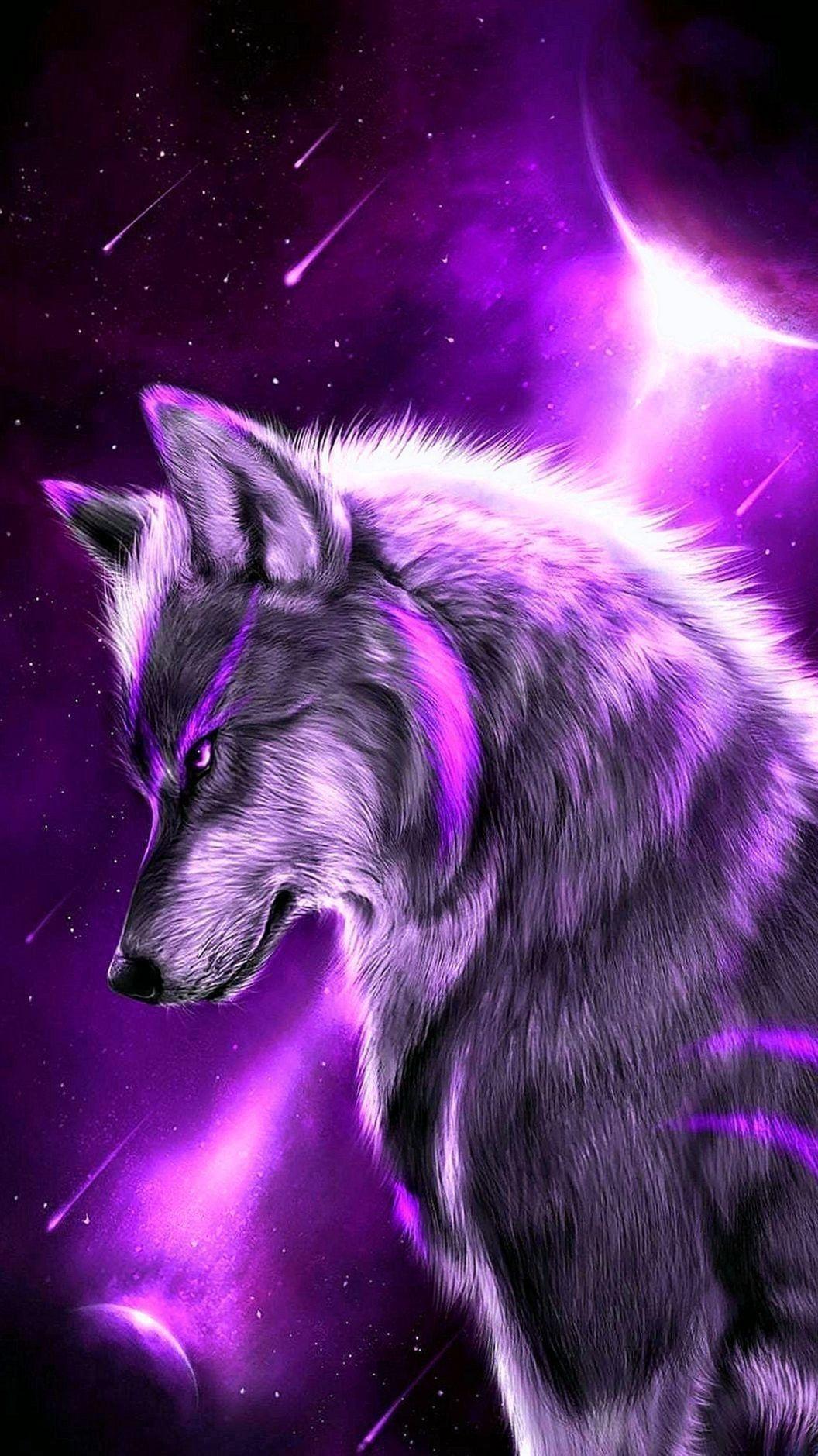 Purple Wolves Wallpapers - Top Free Purple Wolves Backgrounds ...