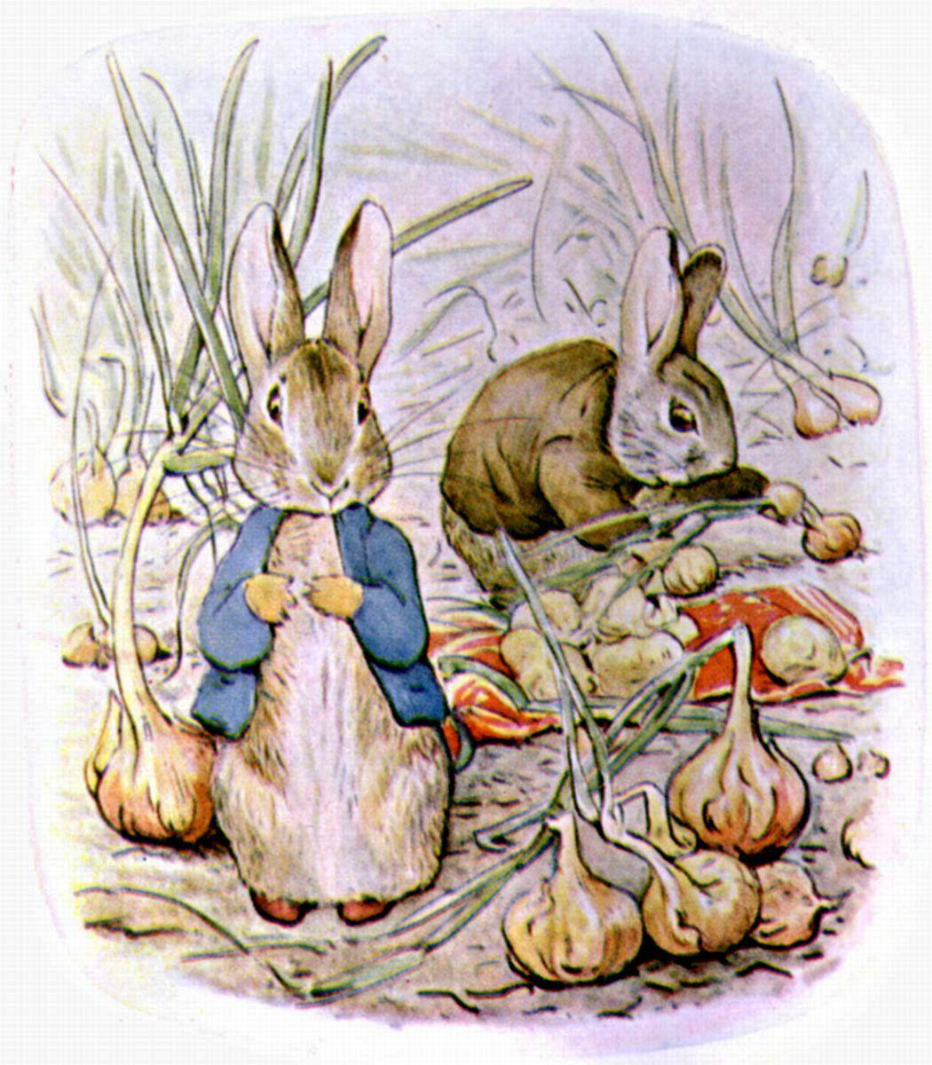 1050x1200 Free Cute Vintage Rabbit & Easter Bunny Picture Box Blue
