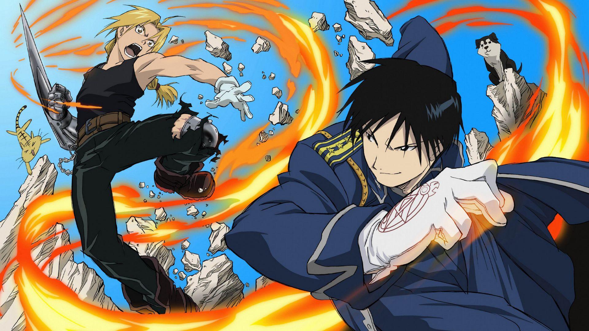 1920x1080 Edward Elric, Fullmetal Alchemist, Roy Mustang HD Wallpaper & Background • 13116 • Wallur