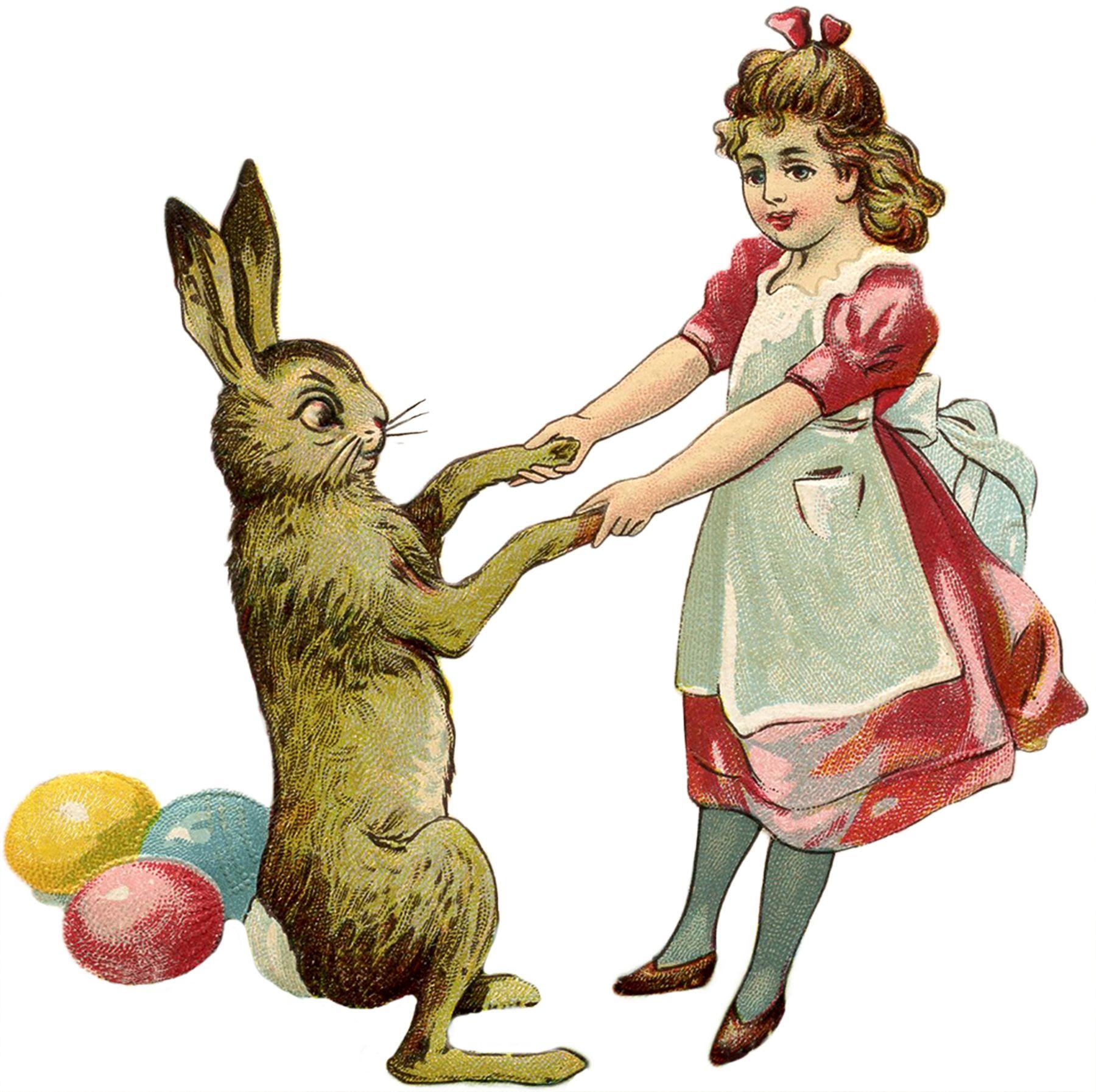 1800x1794 Easter Bunny Image Free! Graphics Fairy