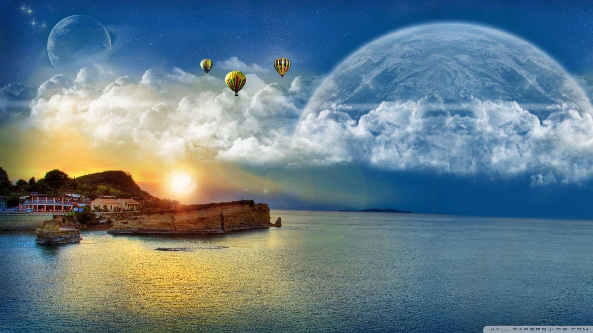 1920x1080 Dreams Of A Fantasy World Ultra HD Desktop Background Wallpaper for 4K UHD TV : Widescreen & UltraWide Desktop & Laptop