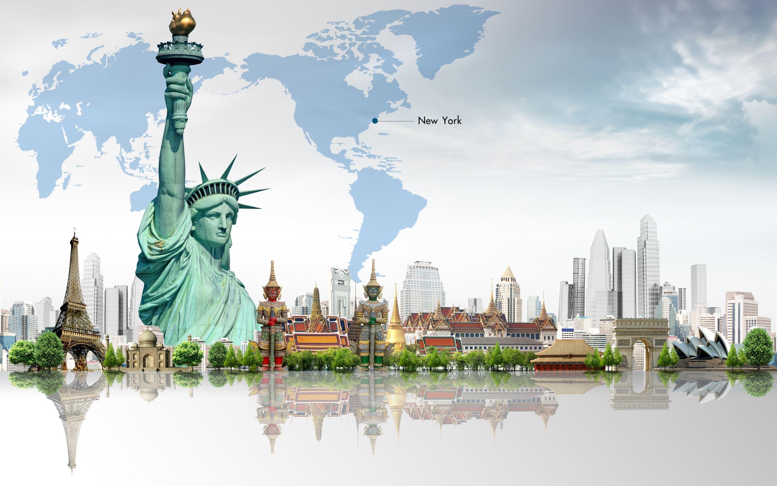 2560x1600 World Travel Wallpaper