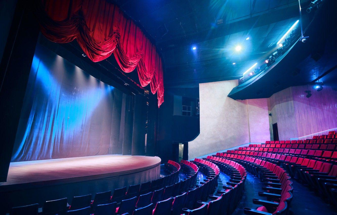1332x850 Wallpaper scene, lighting, chairs, theatre, hall, the ranks image for desktop, section разное