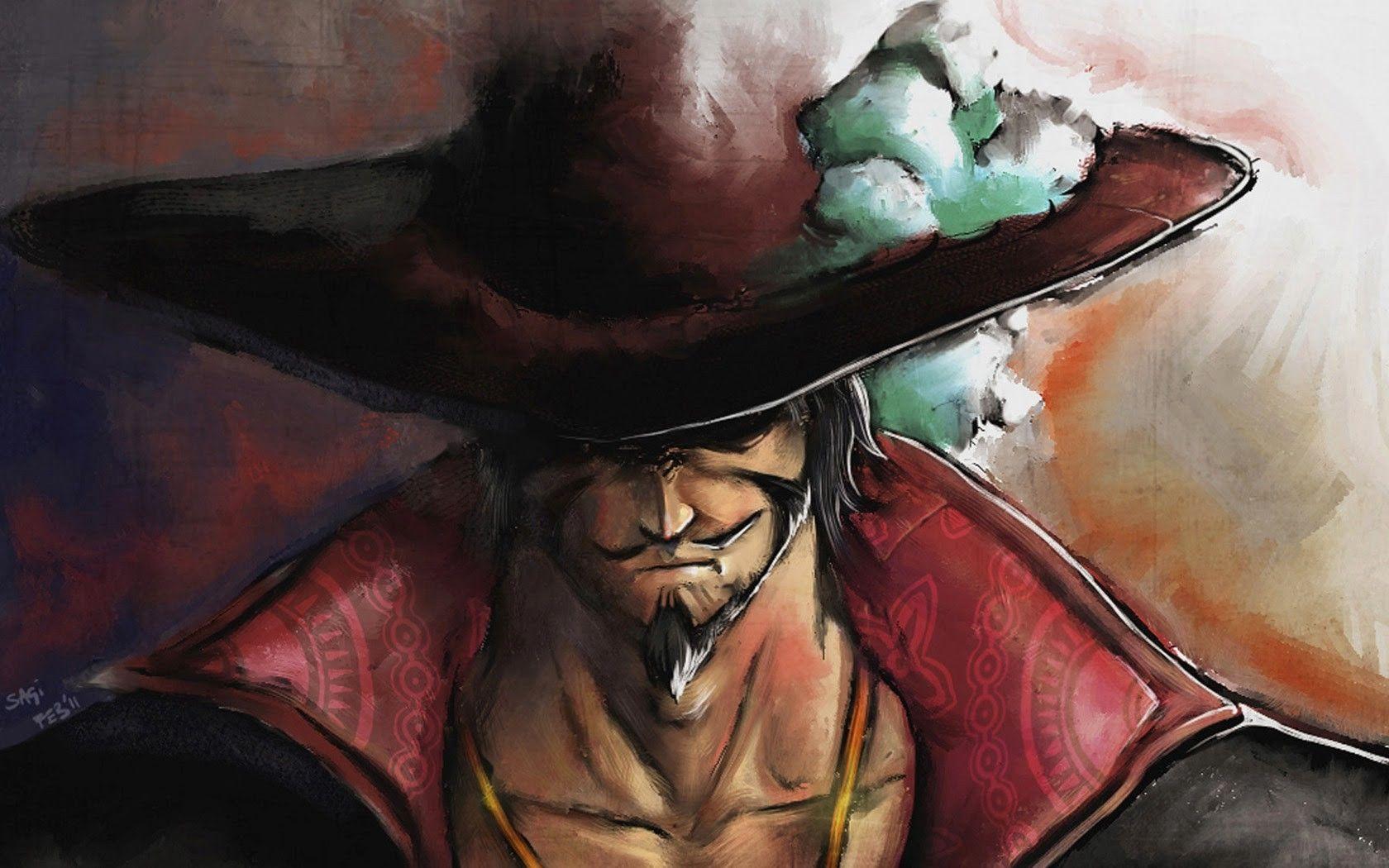 1680x1050 Dracule Mihawk, #One Piece wallpaper. One piece anime, Anime, Animes manga