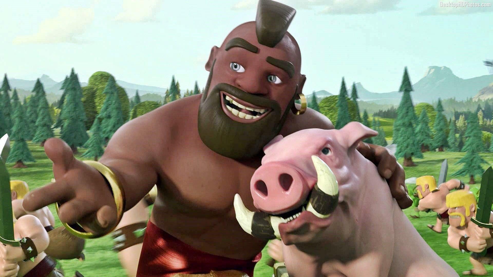 1920x1080 Hog Rider Animated Desktop Wallpaper .