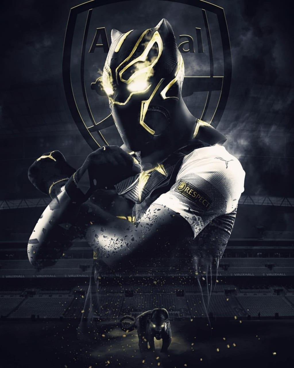 1024x1280 Aubameyang Black Panther Wallpaper