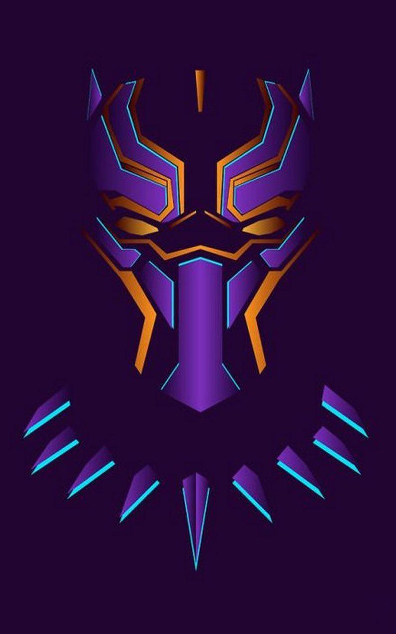 800x1280 3D Wallpaper Black Panther