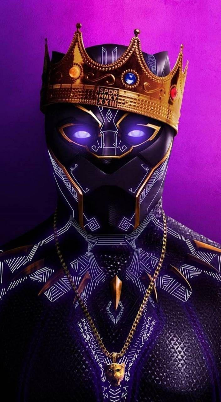 705x1280 Download King black panter wallpaper by sarushivaanjali now. Browse mil. Black panther marvel, Black panther art, Black panther HD wallpaper