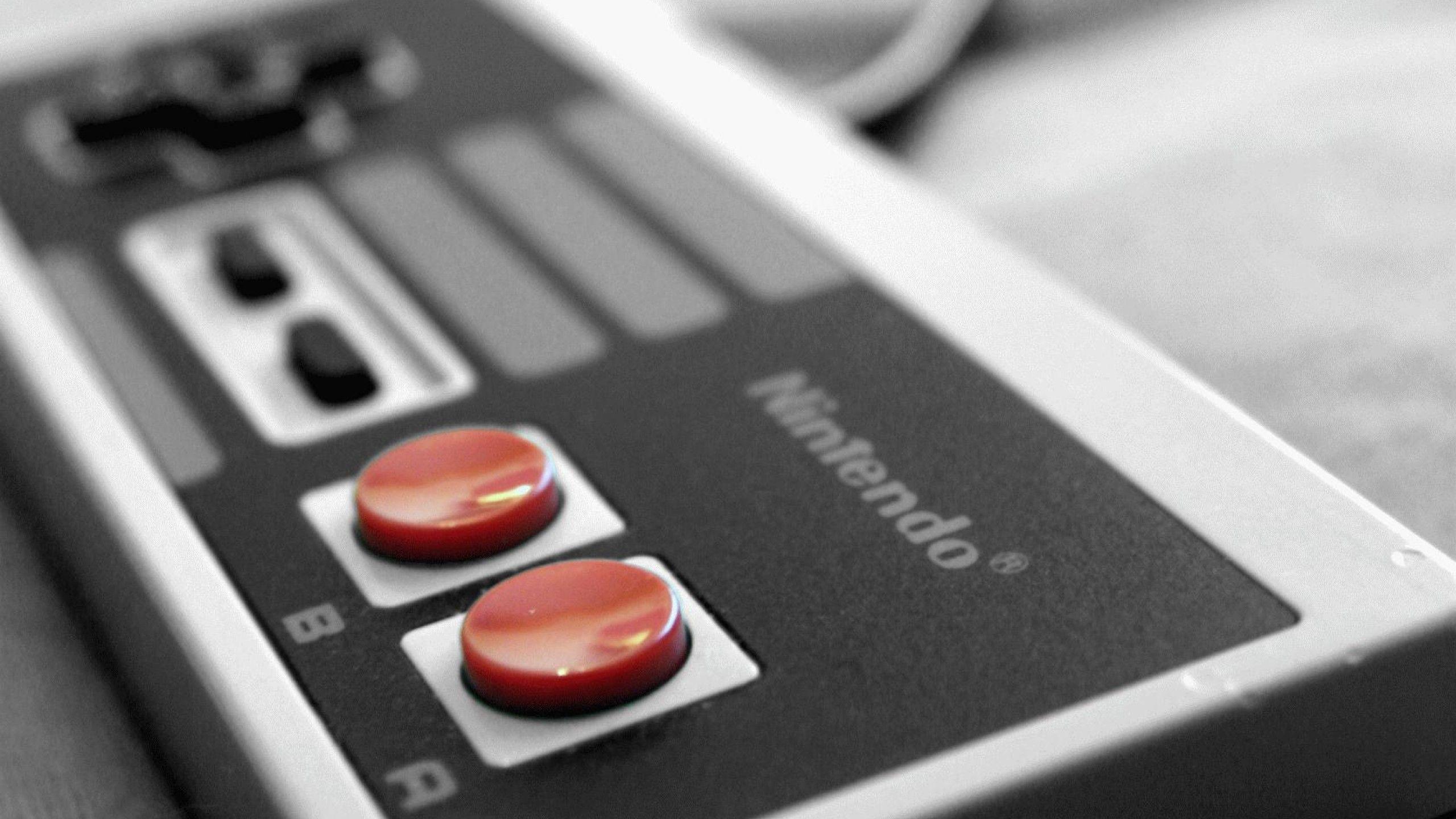 2560x1440 Old School Super Nintendo Controller Wallpaper for Desktop and Mobiles Youtube Cover Photo