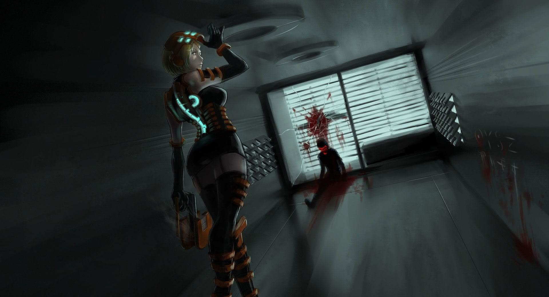 1920x1039 Free download Girl Scary Games Wallpaper Image featuring Dead Space [1920x1039] for your Desktop, Mobile & Tablet. Explore Scary Wallpaper. Creepy Halloween Wallpaper, Scary Wallpaper For Desktop
