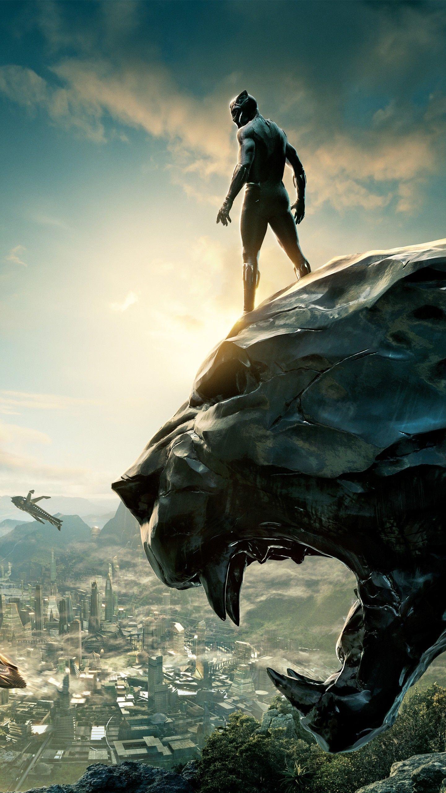 1440x2560 Black Panther Wallpaper