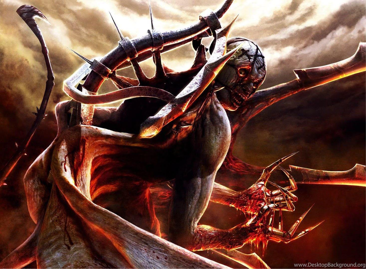1467x1080 Demon Scary Games Wallpaper Image Featuring Clive Barkers Jericho Desktop Background