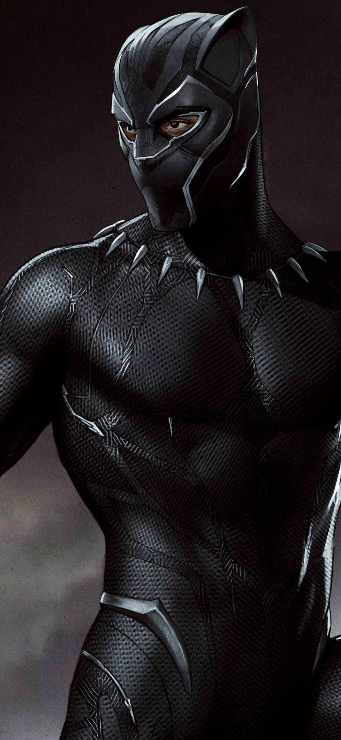 1125x2436 Download 1125x2436 wallpaper art, black suit, black panther, superhero, iphone x 1125x2436 HD image, background, 3132