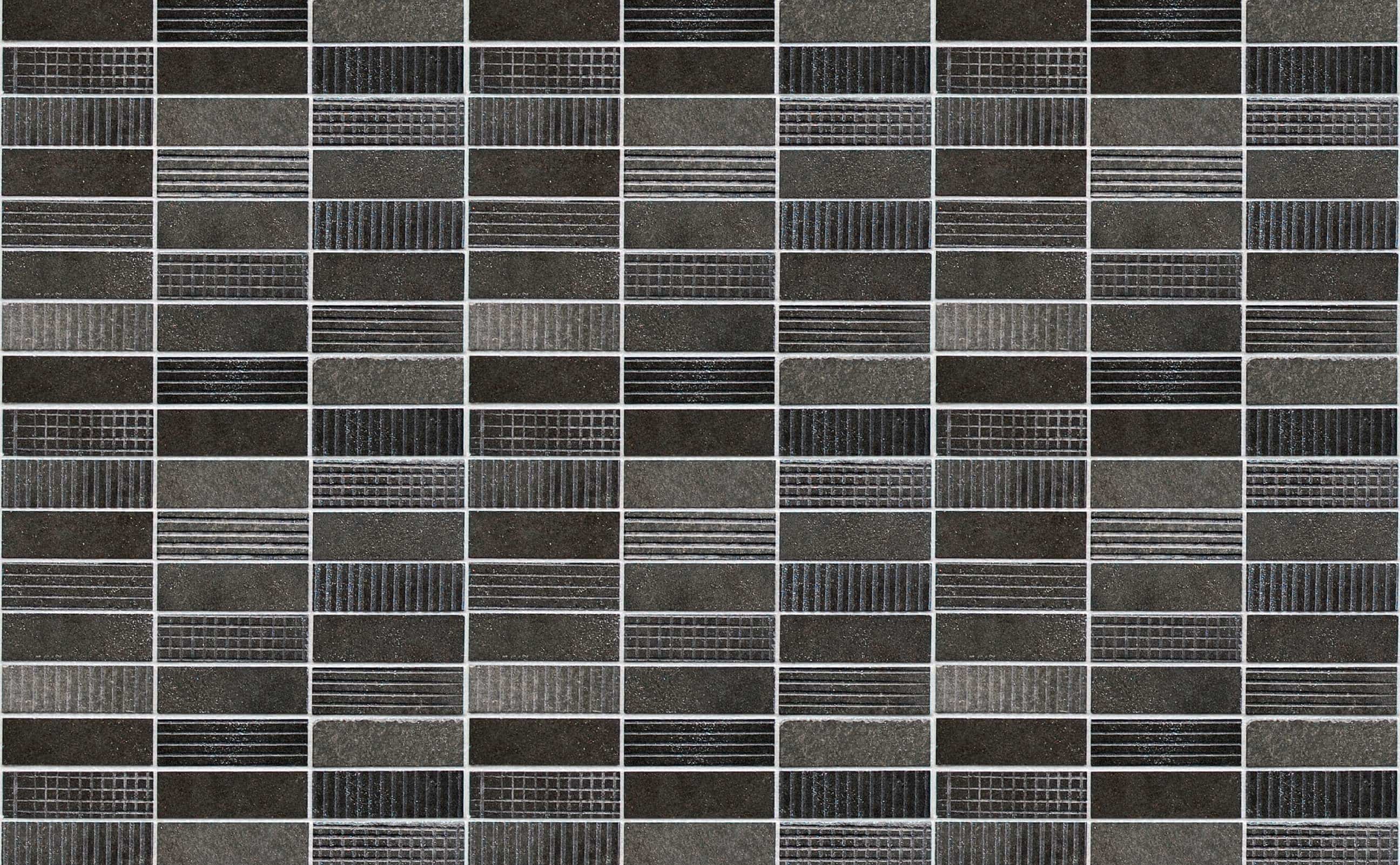 2592x1602 Black grey textured rectangular tile Pattern Wallpaper for Walls