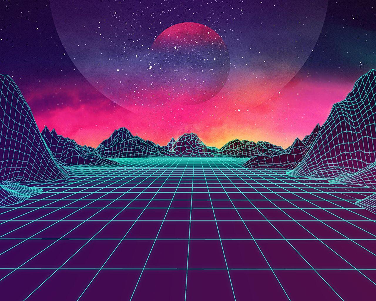 1280x1024 Vaporwave Wallpaper 4k HD Wallpaper