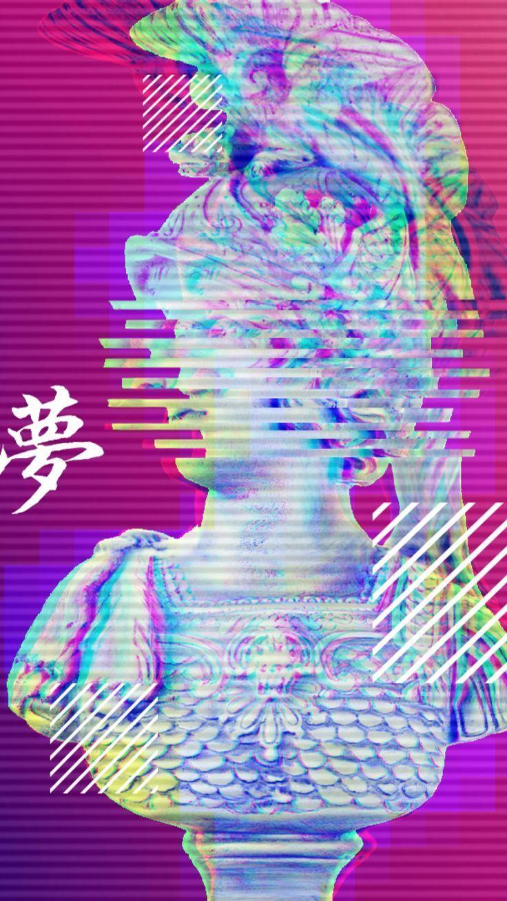 736x1308 Aesthetic Vaporwave Wallpaper Background Monodomo. Vaporwave wallpaper, Glitch wallpaper, Vaporwave aesthetic
