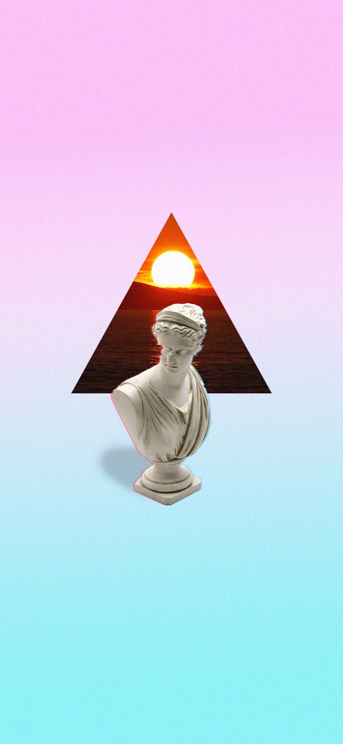 1125x2436 Vaporwave iPhone Wallpaper .