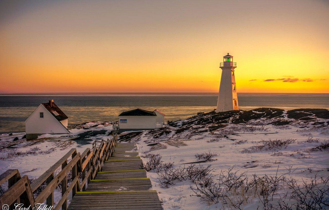 Winter Lighthouse Wallpapers - Top Free Winter Lighthouse Backgrounds ...