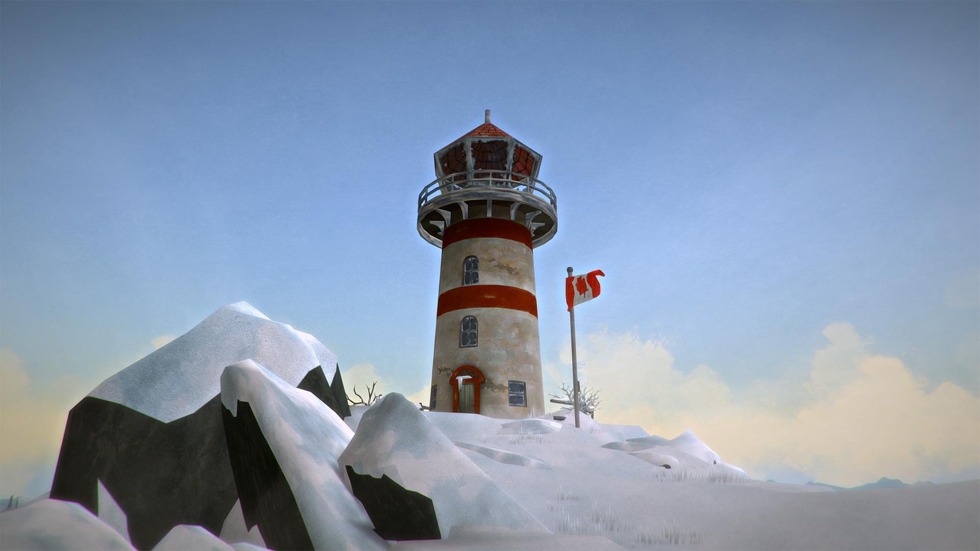 1920x1080 Lonely lighthouse. Wallpaper for Android