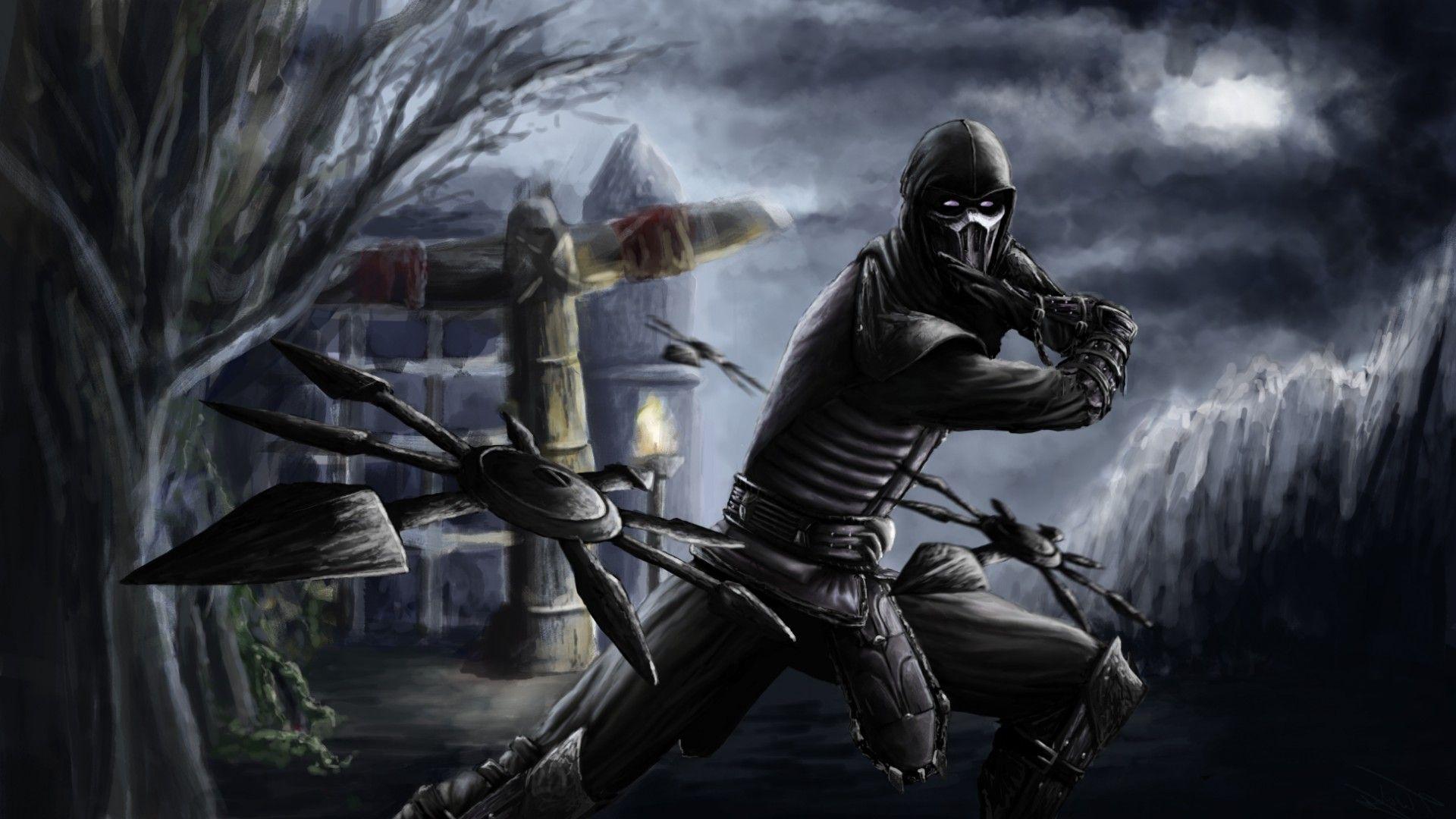 1920x1080 ninjas, Digital art, Noob saibot, Mortal Kombat Wallpaper HD / Desktop and Mobile Background