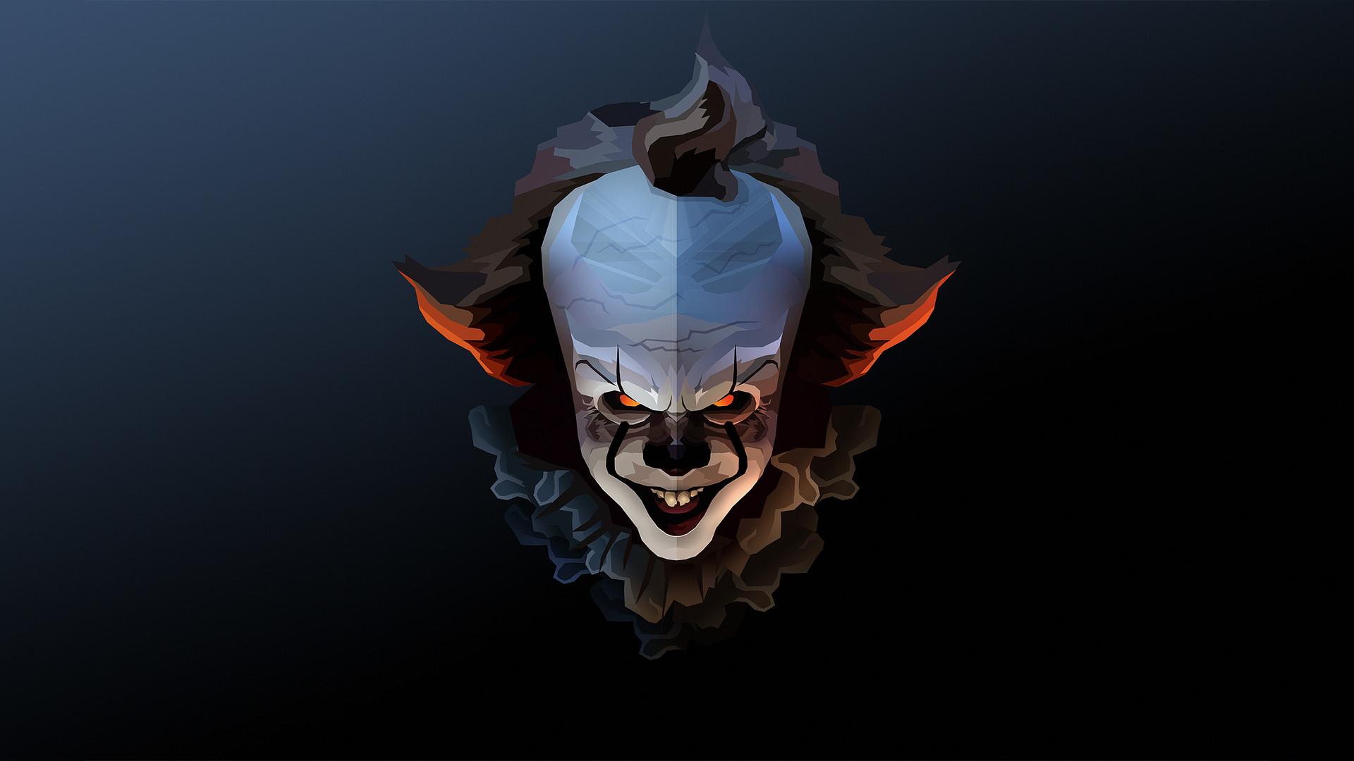 1920x1080 Pennywise Polygon Art 1080x2400 Resolution Wallpaper, HD Artist 4K Wallpaper, Image, Photo and Background