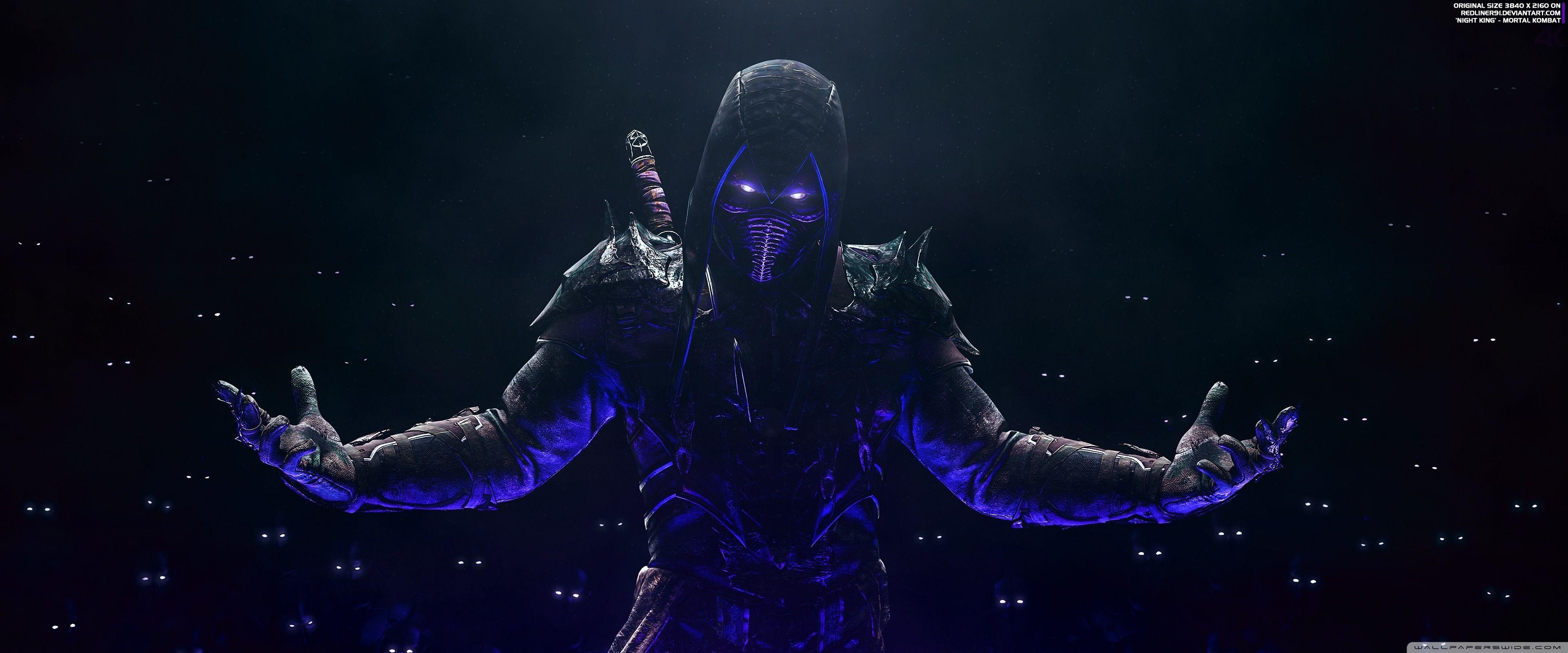 3840x1600 Download Mortal Kombat, Noob Saibot, Video Game UltraHD Wallpaper