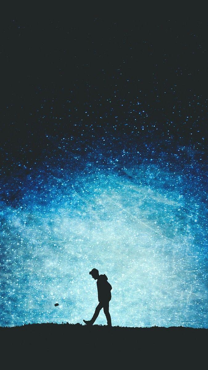 675x1200 Alone Man Wallpaper