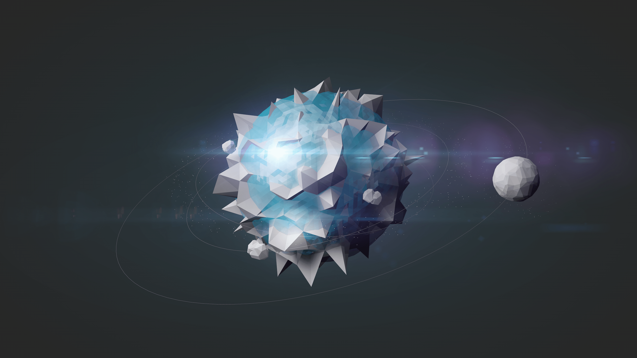 2560x1440 Polygon Gaming Wallpaper .