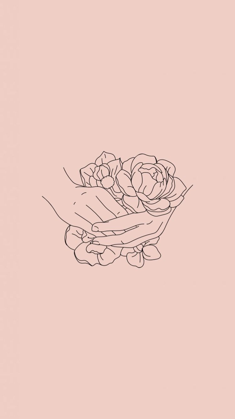 750x1334 Pale Pink Wallpaper