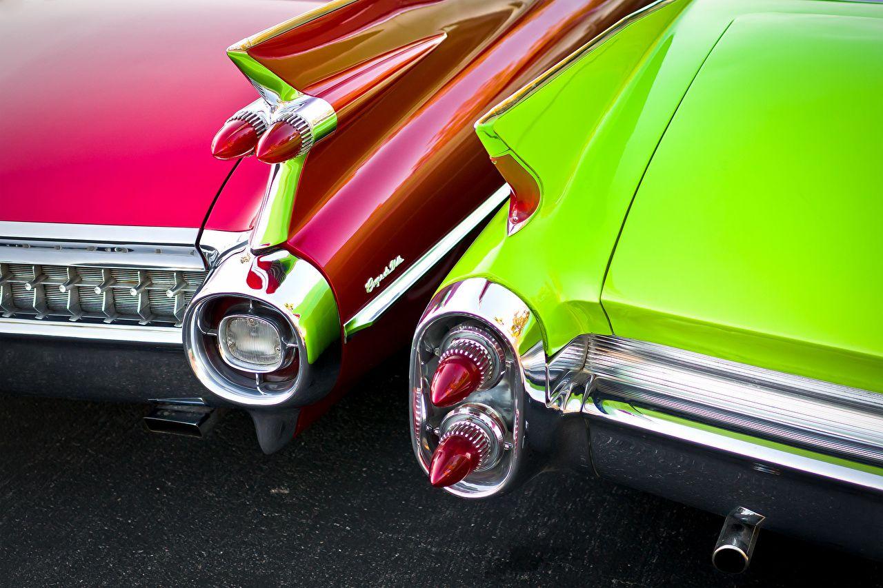 1280x853 image Cadillac 1959 1960 Retro Headlights automobile Closeup
