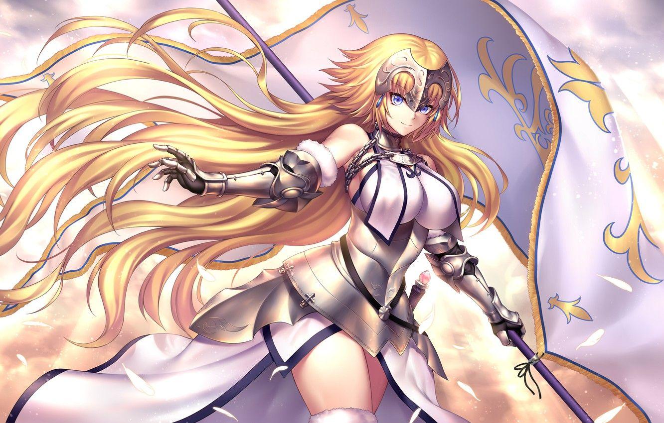 1332x850 Wallpaper Flag, Fate Grand Order, Joan Of Arc, Nasaniliu Image For Desktop, Section сёнэн