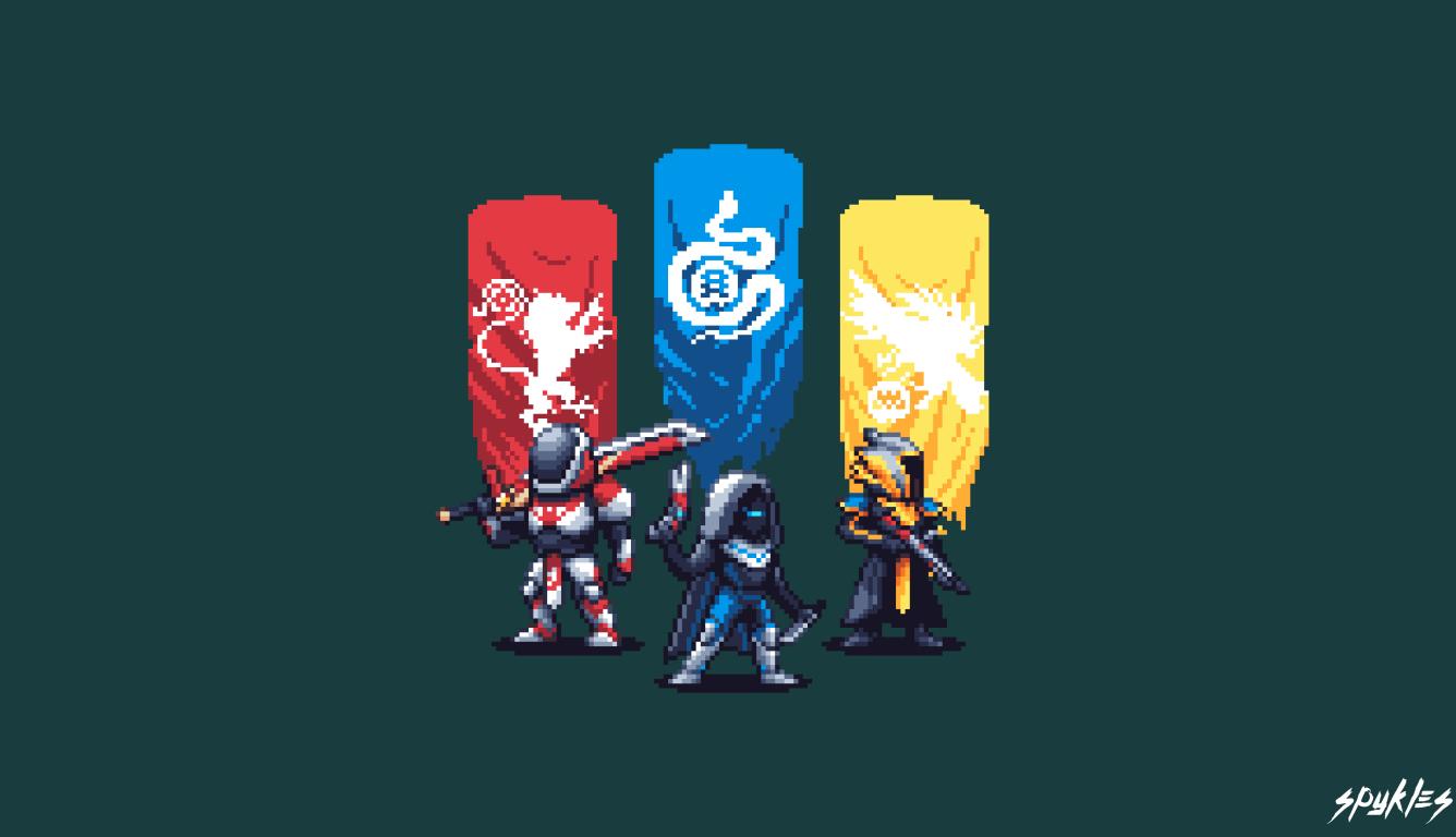 1336x768 Destiny 2 Pixel Artwork HD Laptop Wallpaper, HD Games 4K Wallpaper, Image, Photo and Background