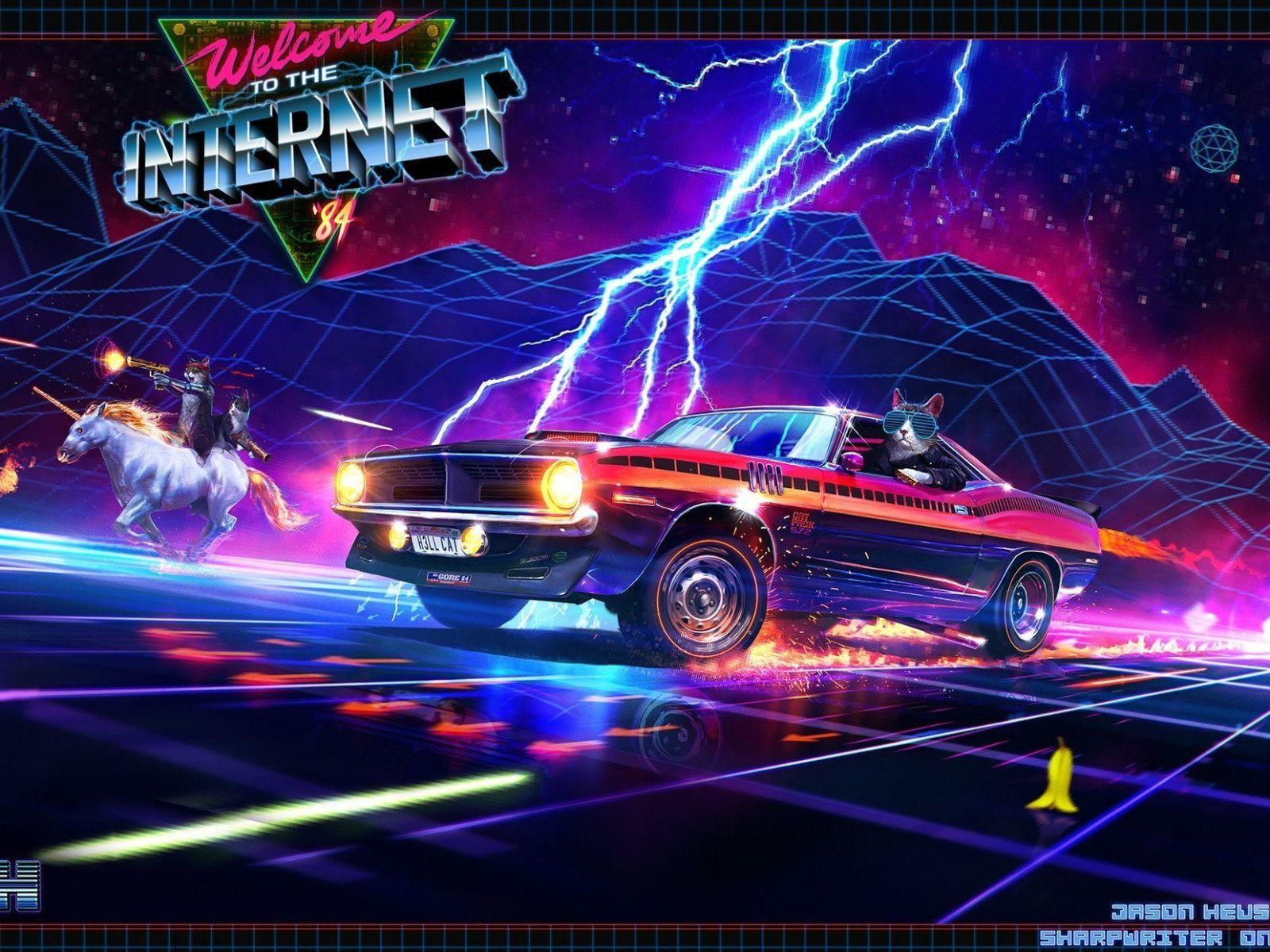 1600x1200 Mustang, Ford, Music, Neon, Machine, Cat, Weapons, Zipper, Unicorn • Wallpaper For You HD Wallpaper For Desktop & Mobile