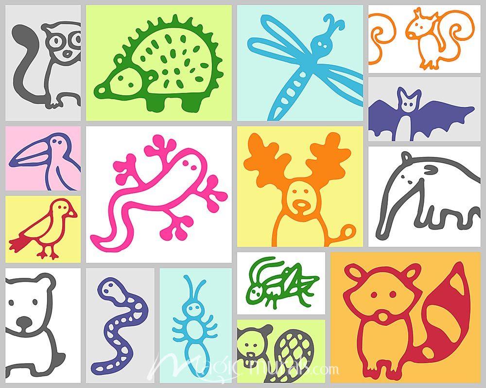 1000x798 Cute Animal Collage 3 Series Wallpaper by