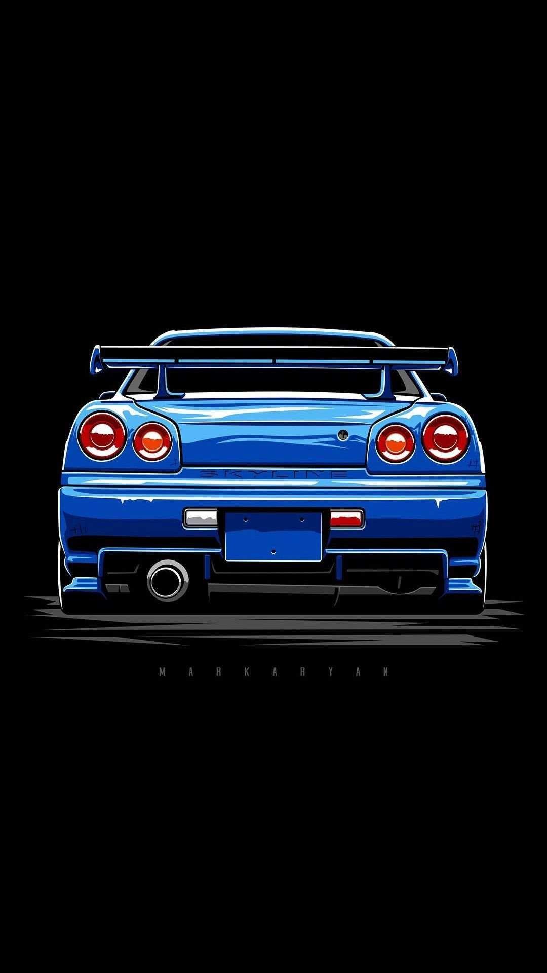 1080x1920 Nissan Gtr R34 Wallpaper