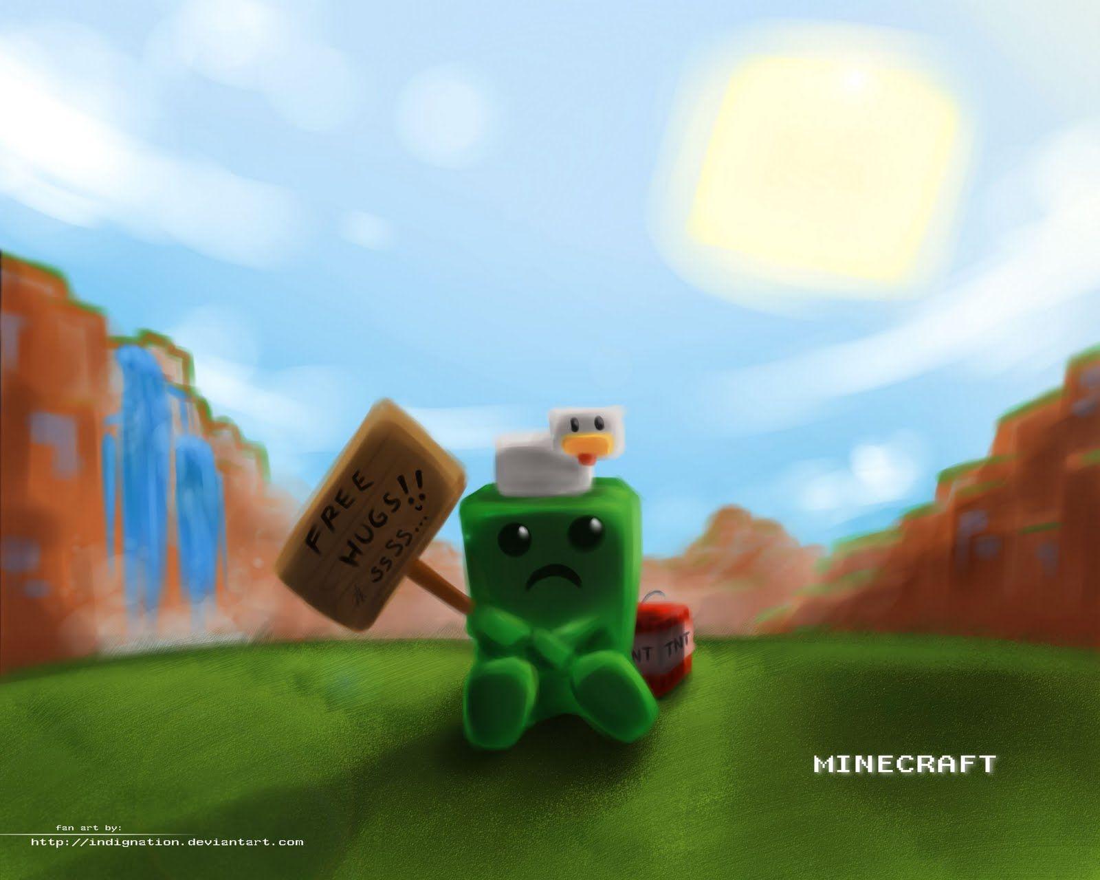 1600x1280 Funny Minecraft Wallpaper