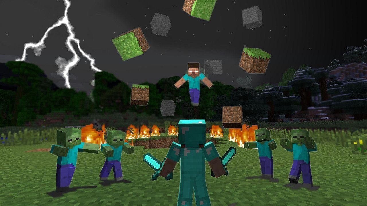1280x720 Minecraft's combat system is being changed, charged attacks incoming. Minecraft wallpaper, Minecraft picture, Minecraft art