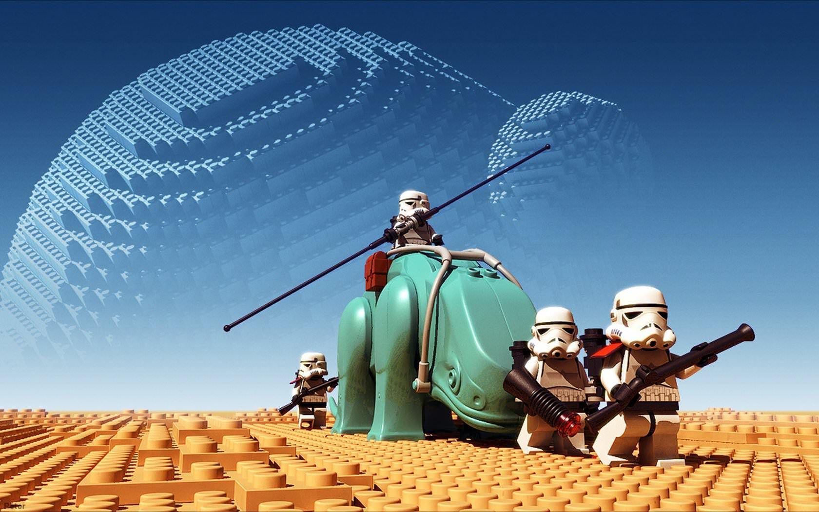 1680x1050 Lego Star Wars iPhone Wallpaper