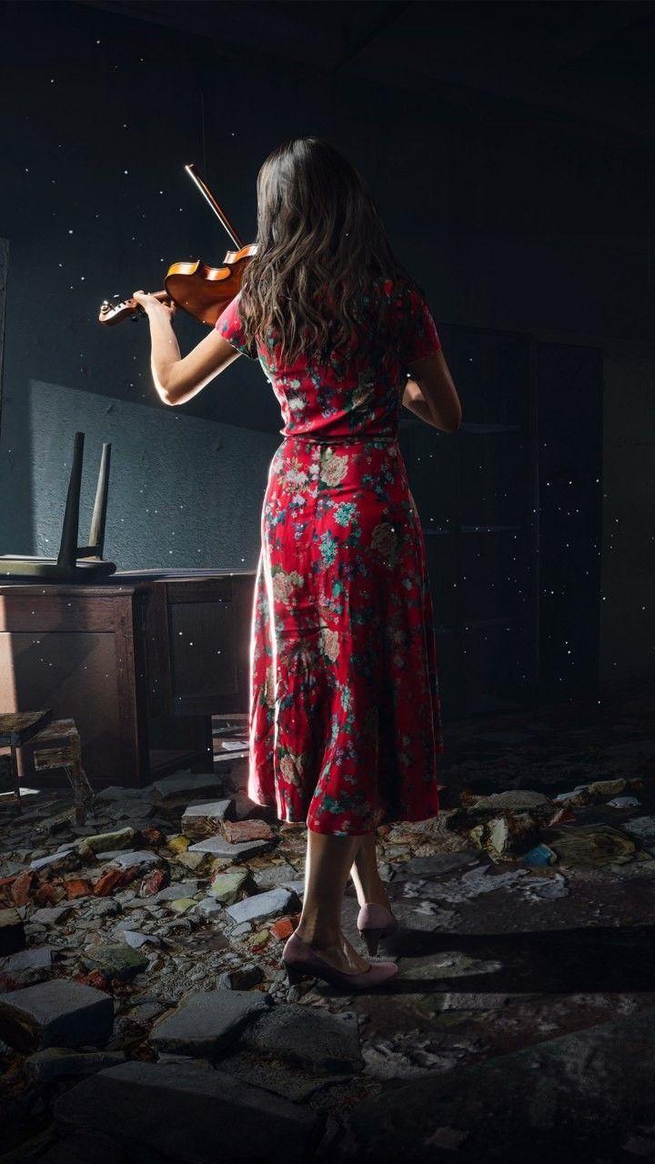 720x1280 Chernobylite Violin Girl #games