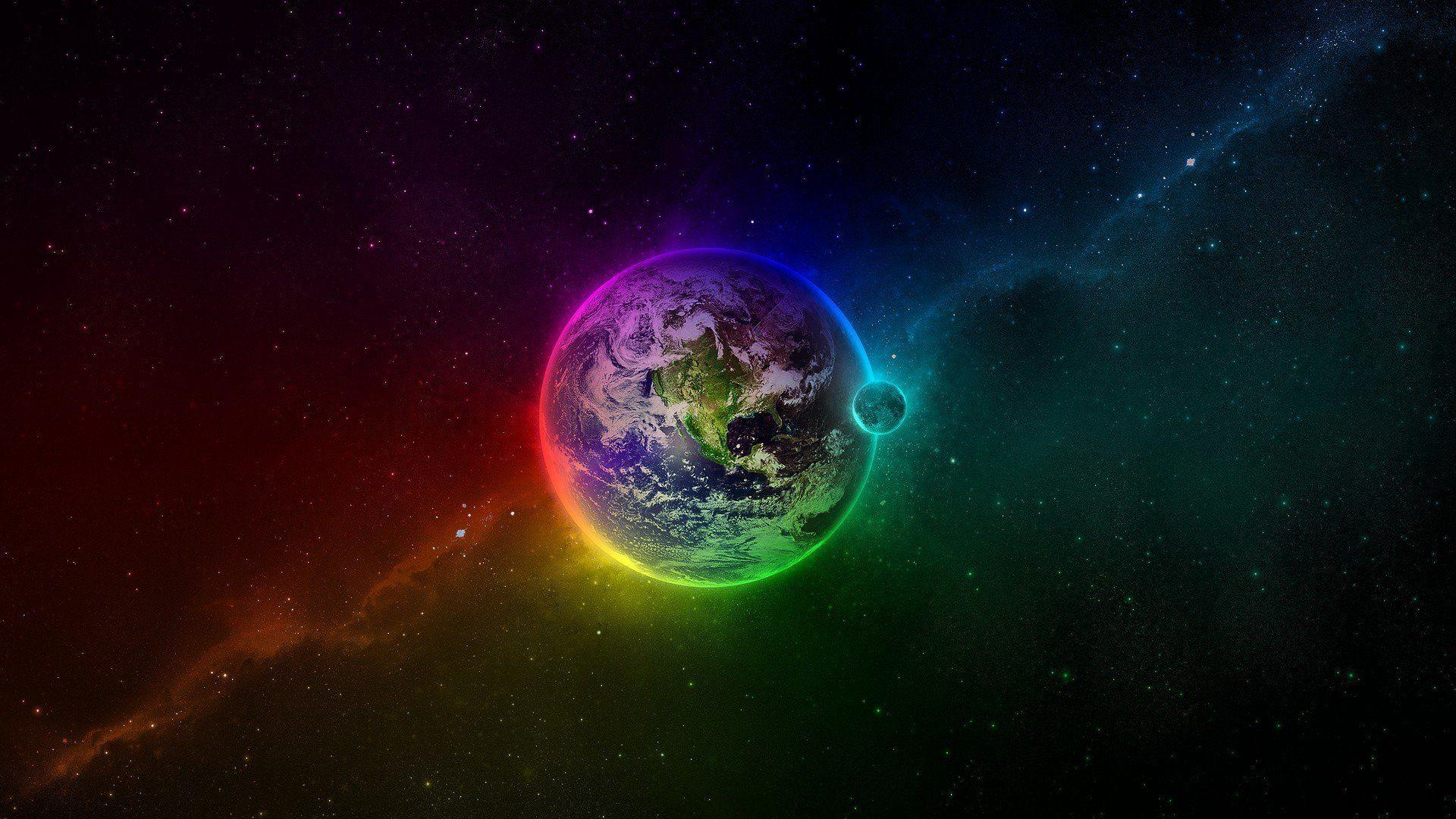 1920x1080 Earth, Space, Colorful HD Wallpaper / Desktop and Mobile Image & Photo