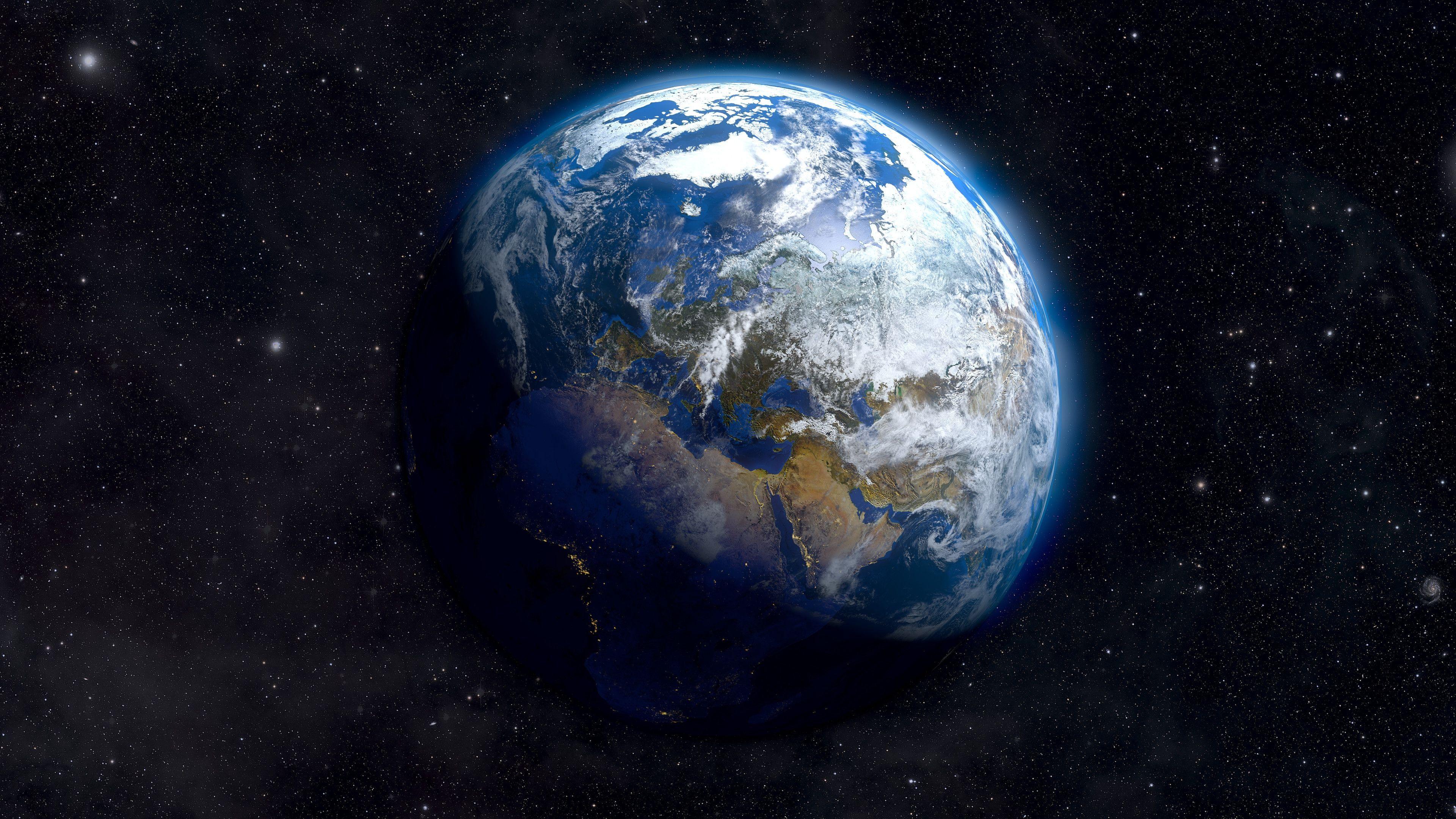 3840x2160 Moon Earth From Space HD Wallpaper 4K .