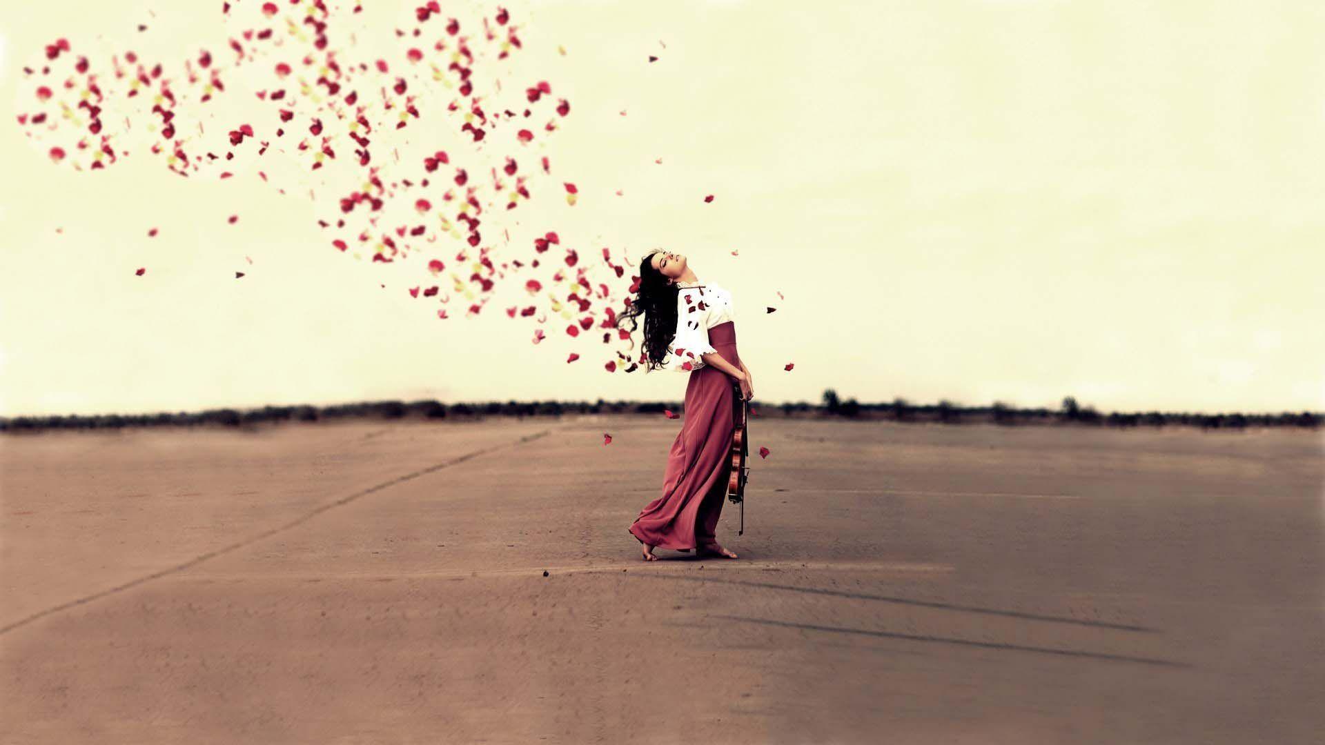 1920x1080 Missed You- Lonely Girl On The Street. HD Love Wallpaper for Mobile and Desktop
