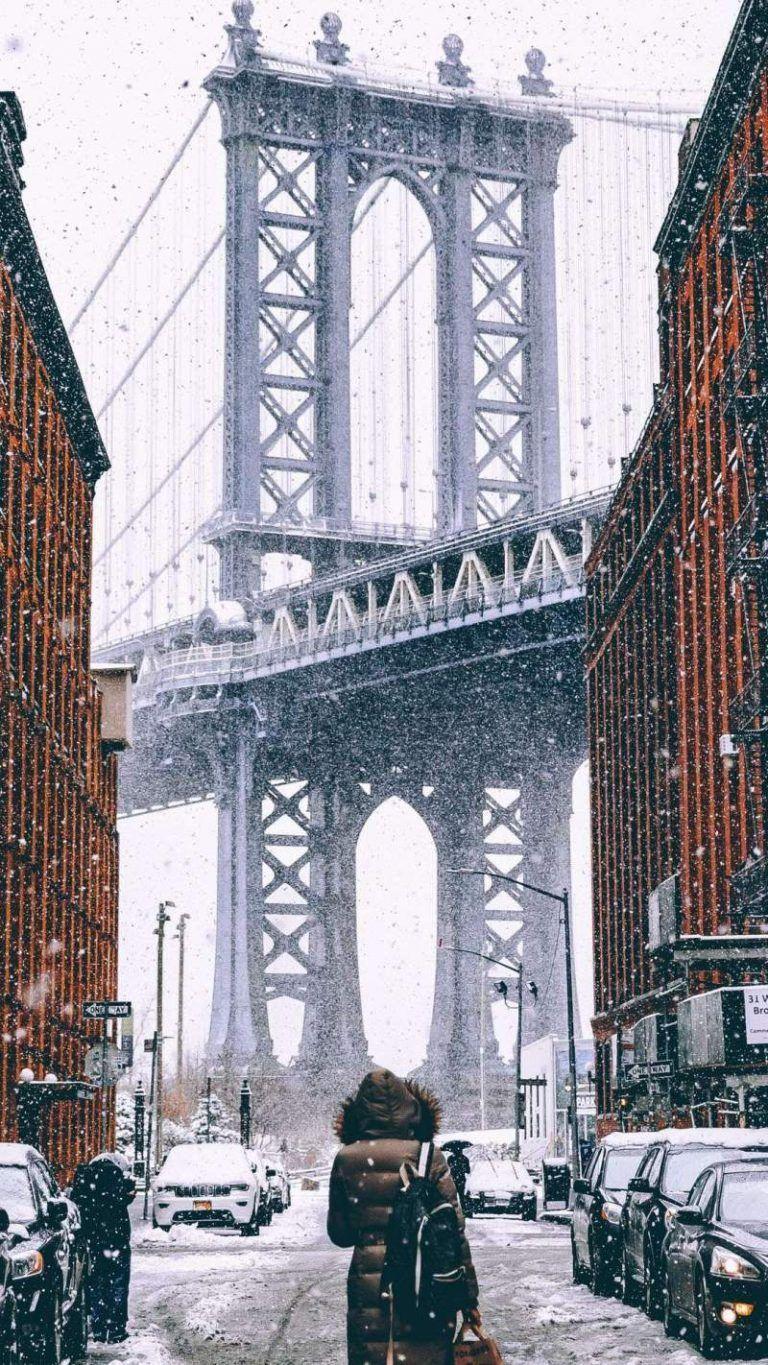 new york winter wallpaper