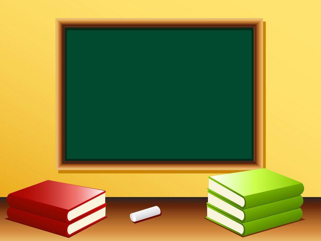 cartoon classroom background