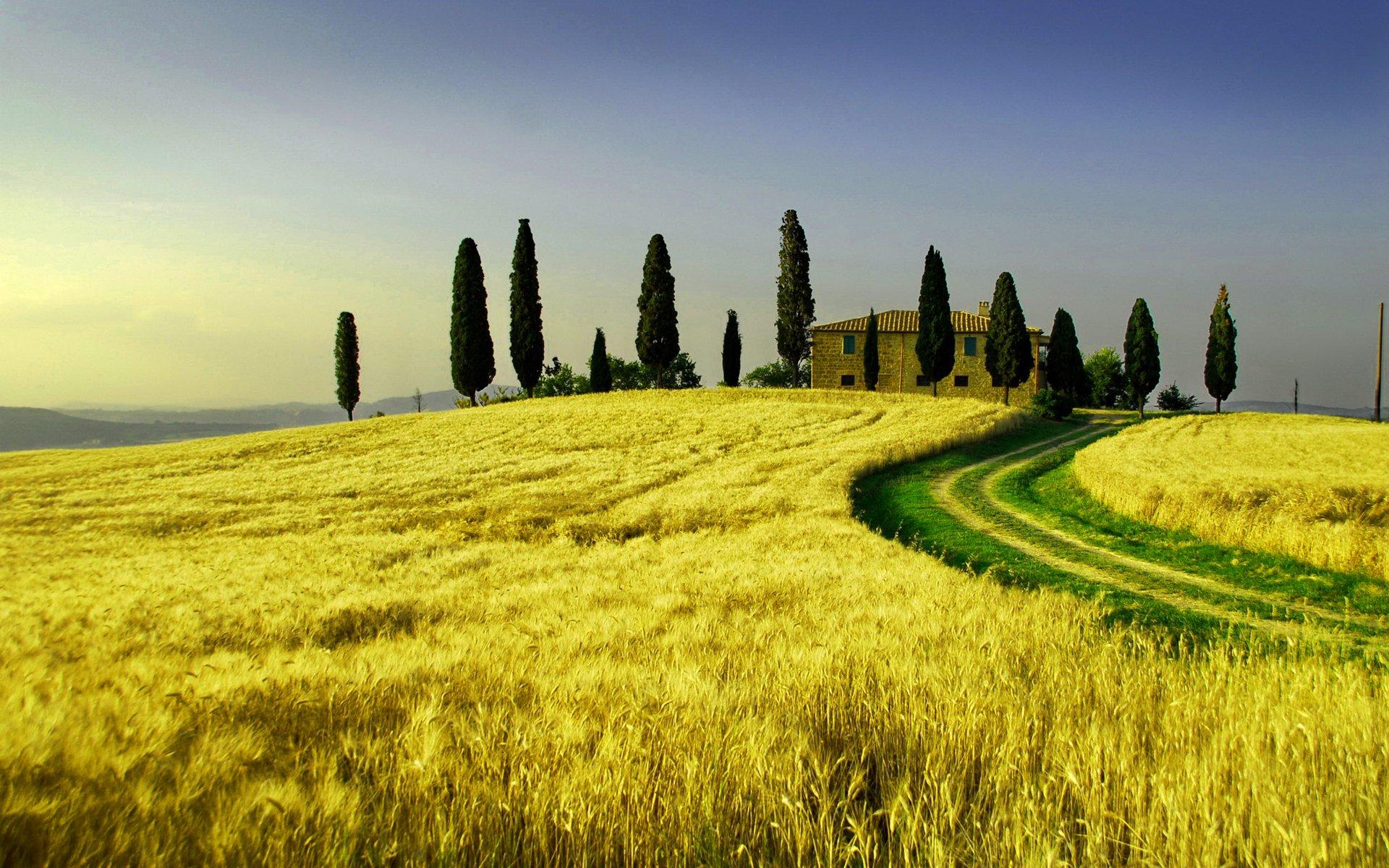 1920x1200 Tuscany Italy Landscape HD Wallpaper