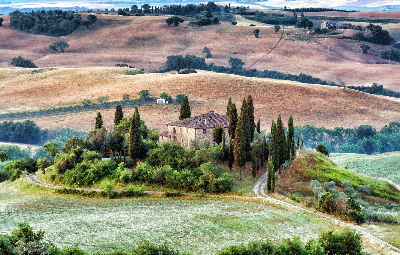 1332x850 Photo Wallpaper Nature, Italy, Tuscany